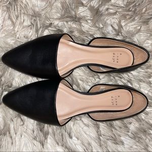 Faux Leather Flats
